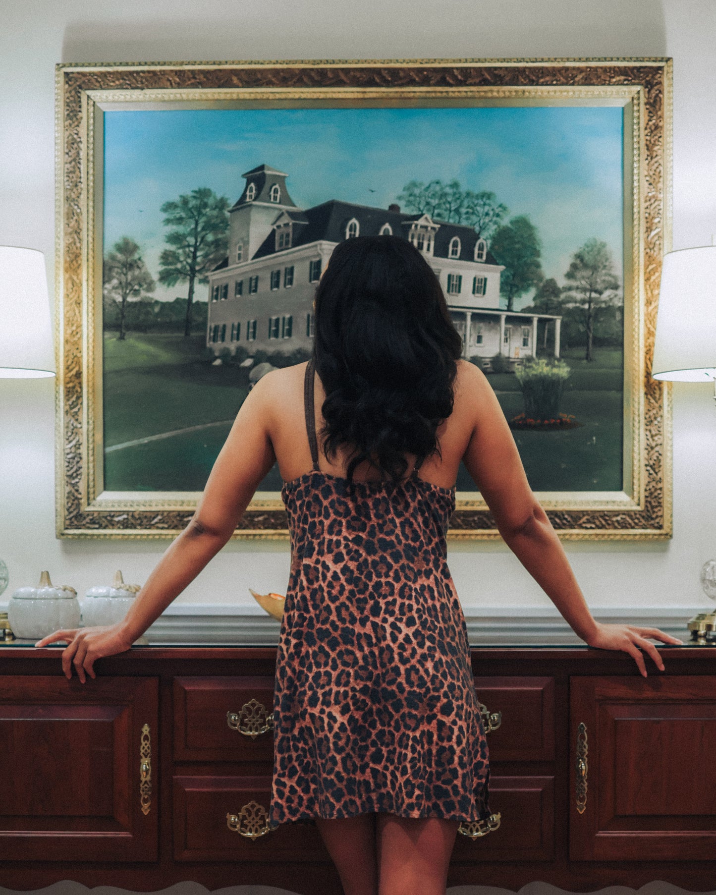 Preorder Leopard Night Dress with Chocolate Chunk Cookie