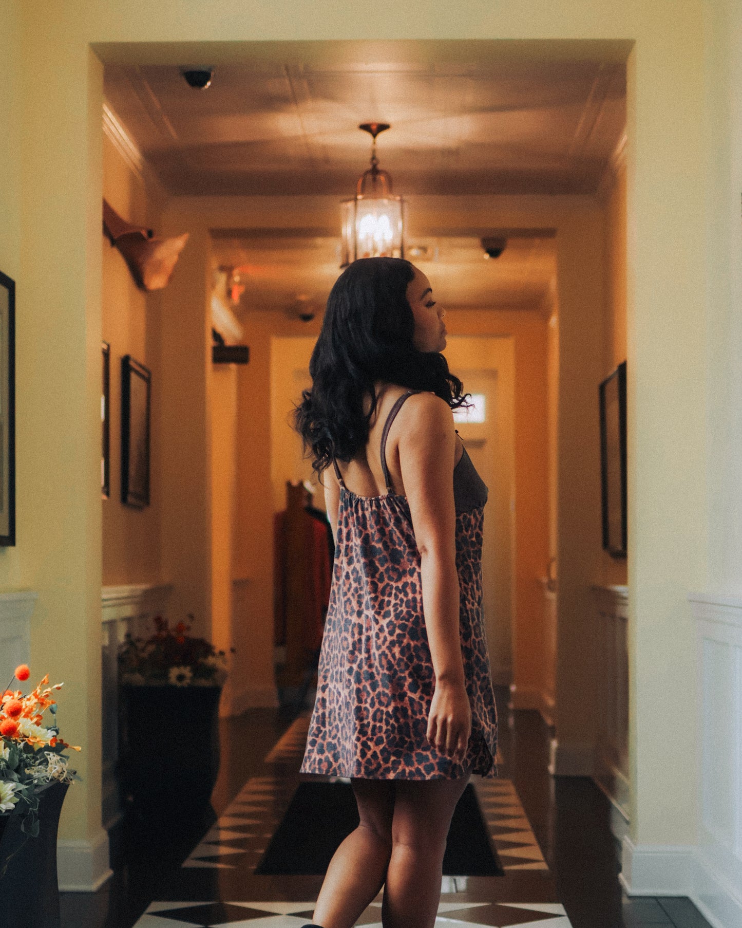 Preorder Leopard Night Dress with Chocolate Chunk Cookie